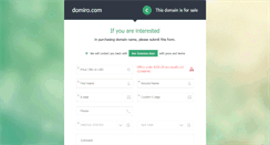 Desktop Screenshot of domiro.com