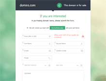 Tablet Screenshot of domiro.com